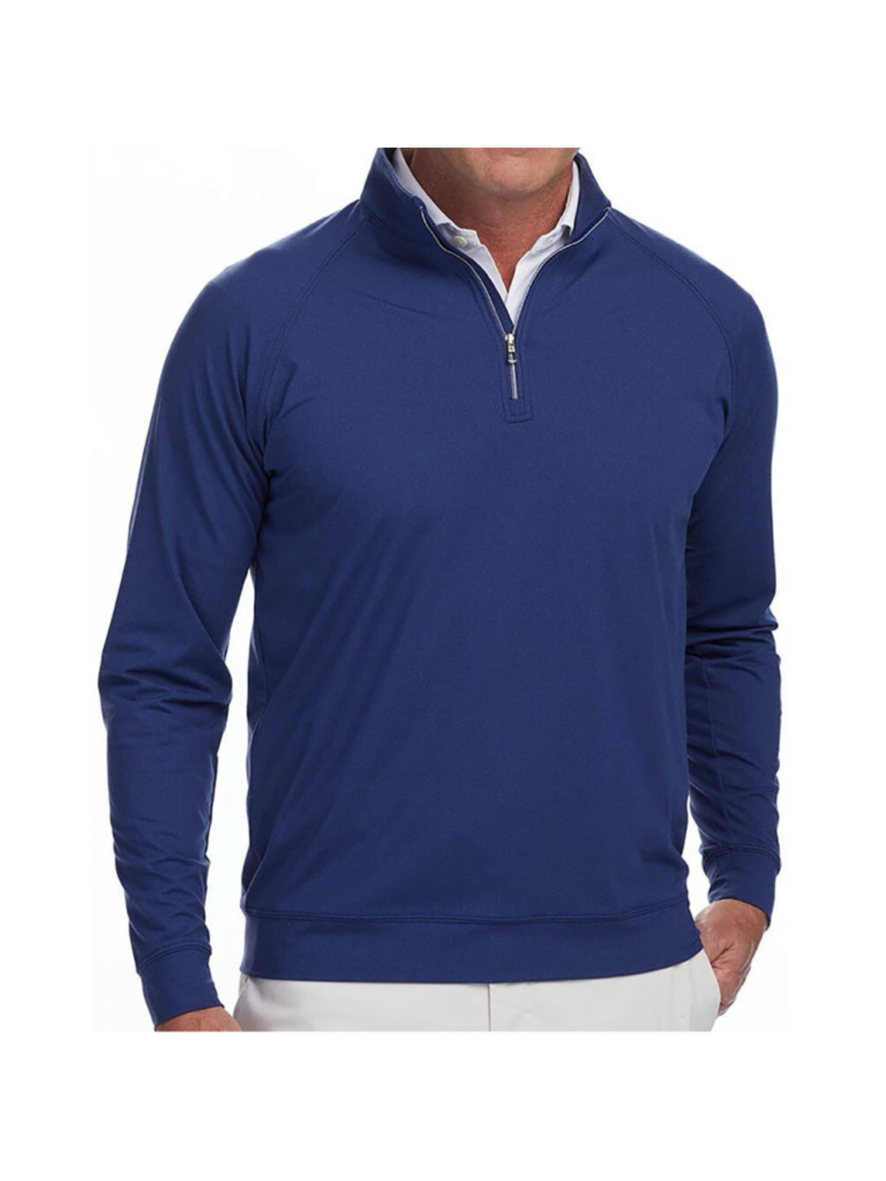 Holderness & Bourne The Westland 1/4 Zip Pullover Mens XL Navy Performance